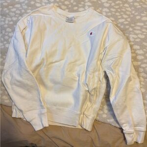 Champion white crewneck. Great condition.